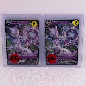 2022 Pokemon GO Mewtwo V 030/078 Holo Ultra Rare Card